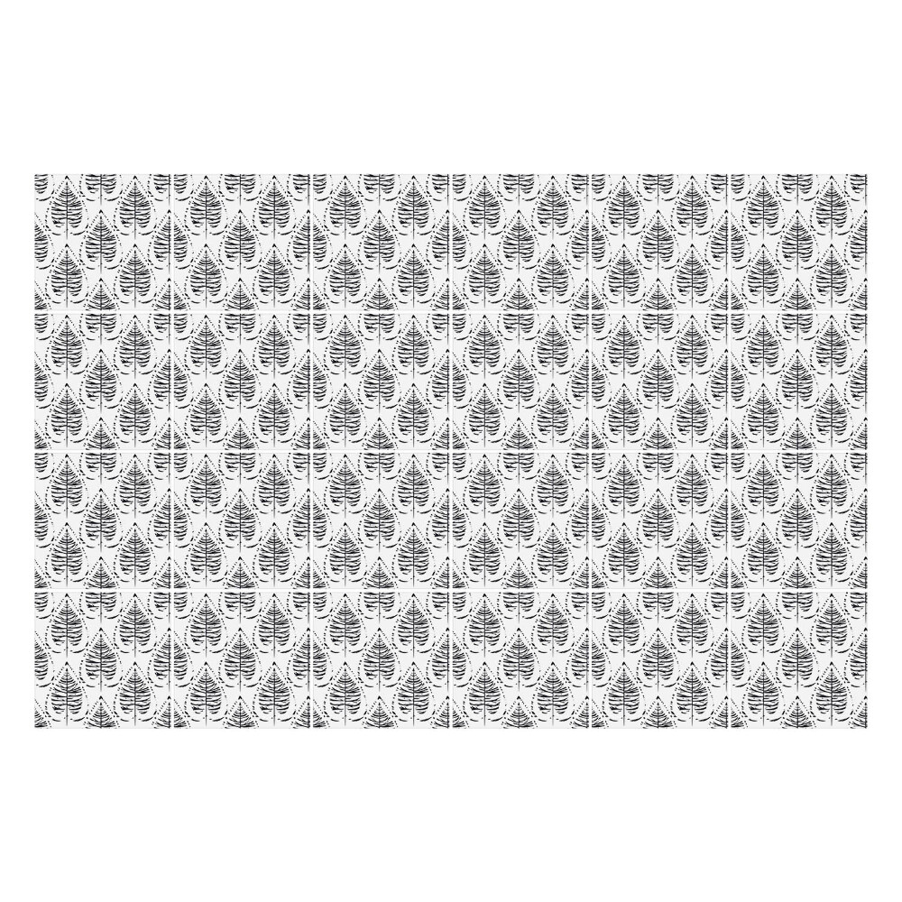 Okleina na płytki Motyw liściastych kształtów