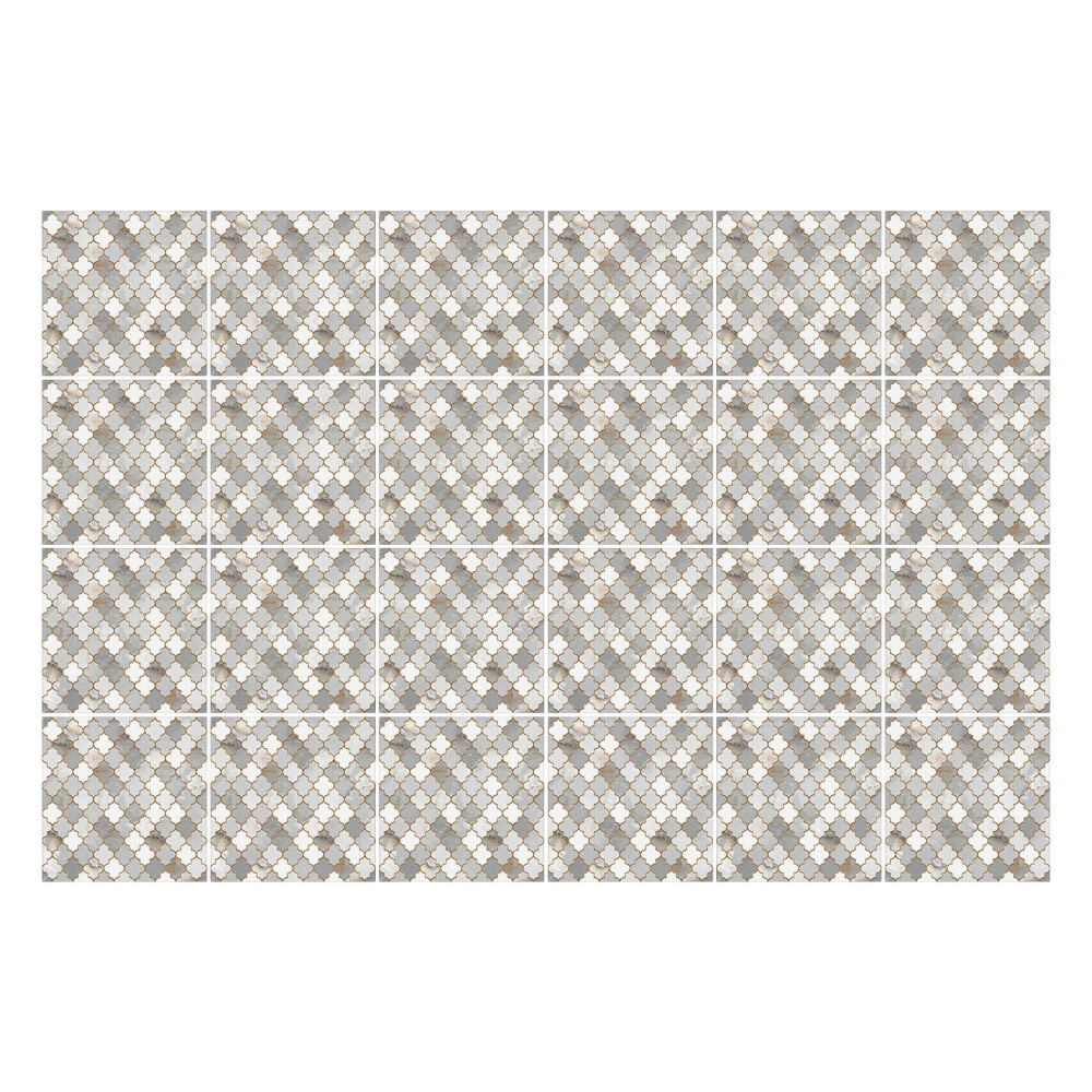 Okleina na płytki Geometryczne romby w siatce