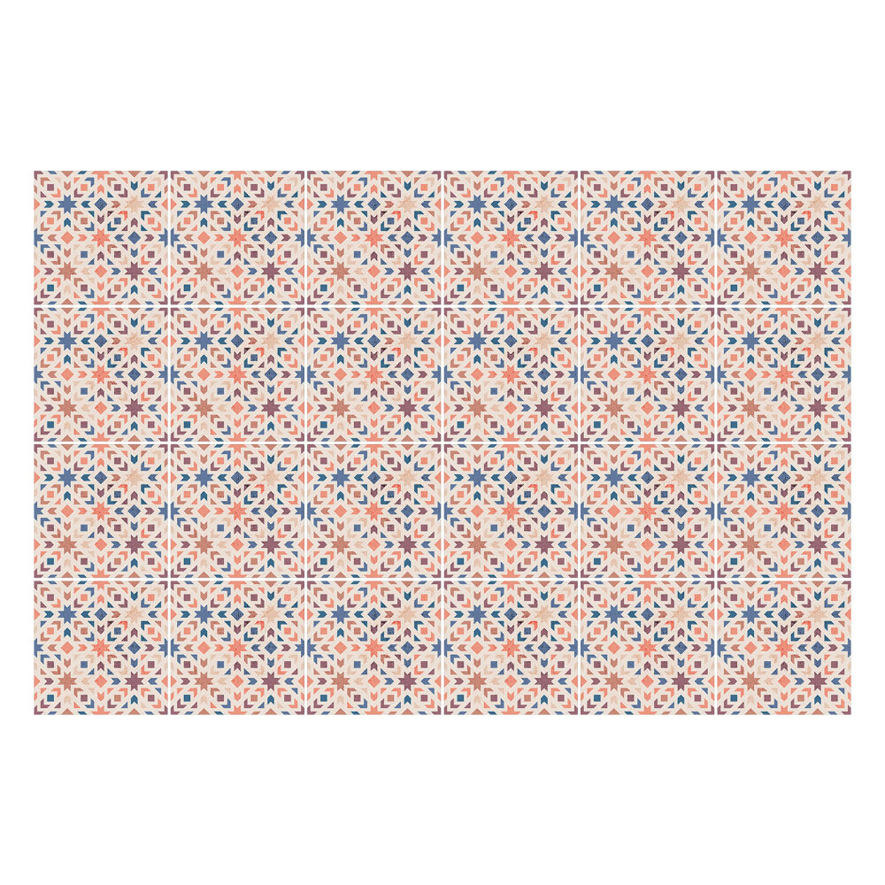 Naklejki na kafelki do kuchni Kwiatowe motywy w układzie