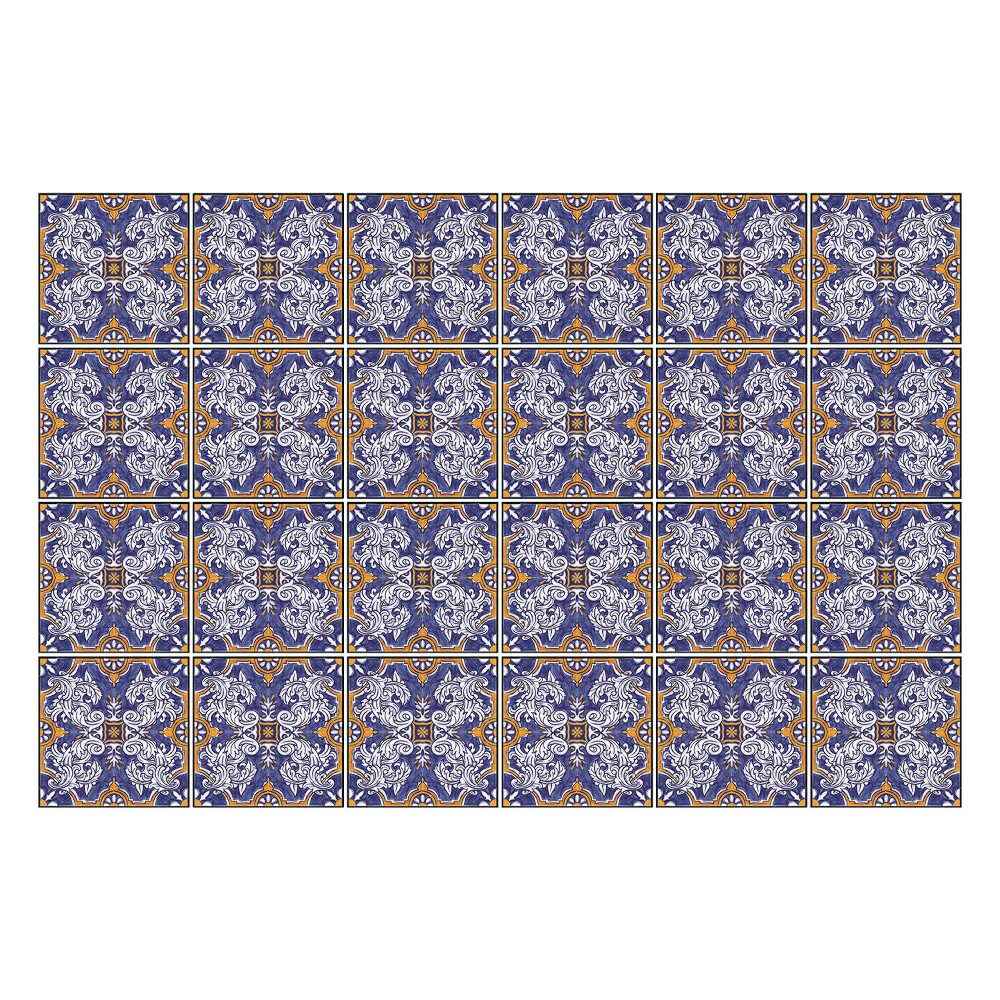 Okleina na płytki Elegancki, kwiatowy motyw