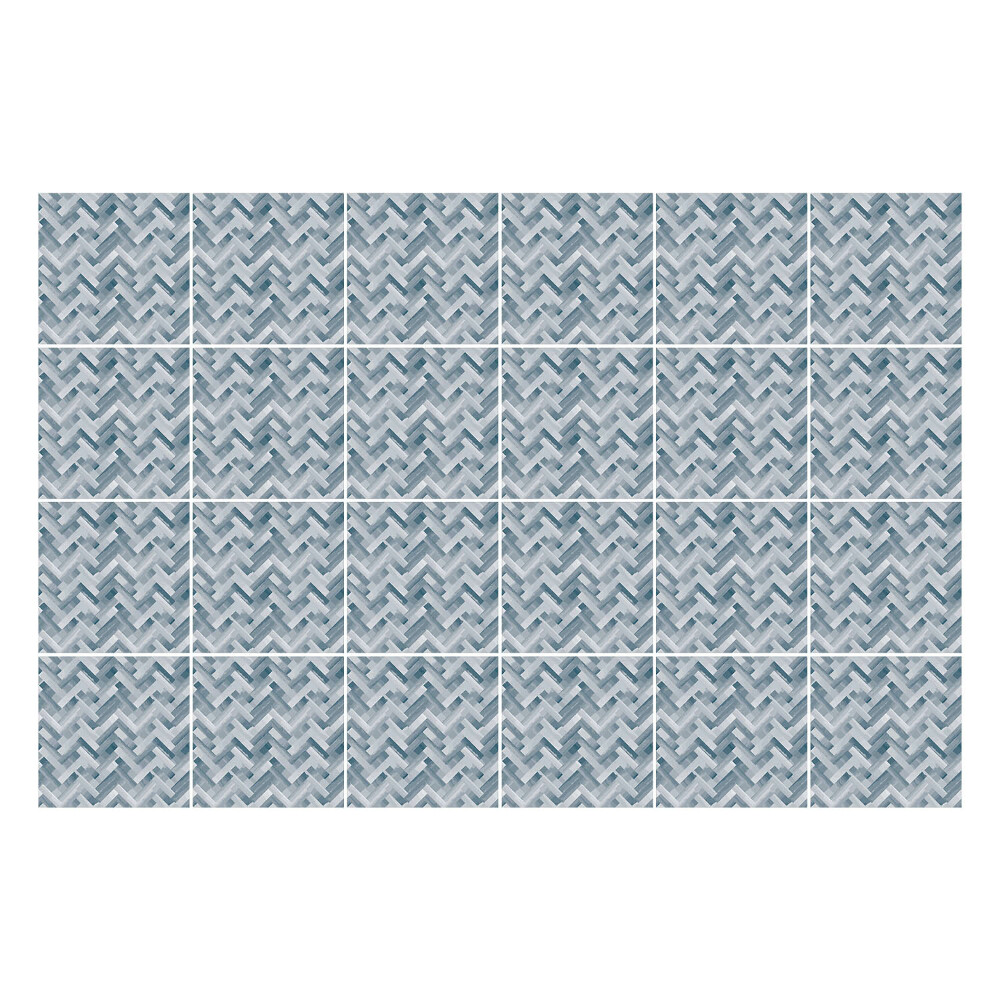 Okleina na płytki Zygzakowate linie w szarości