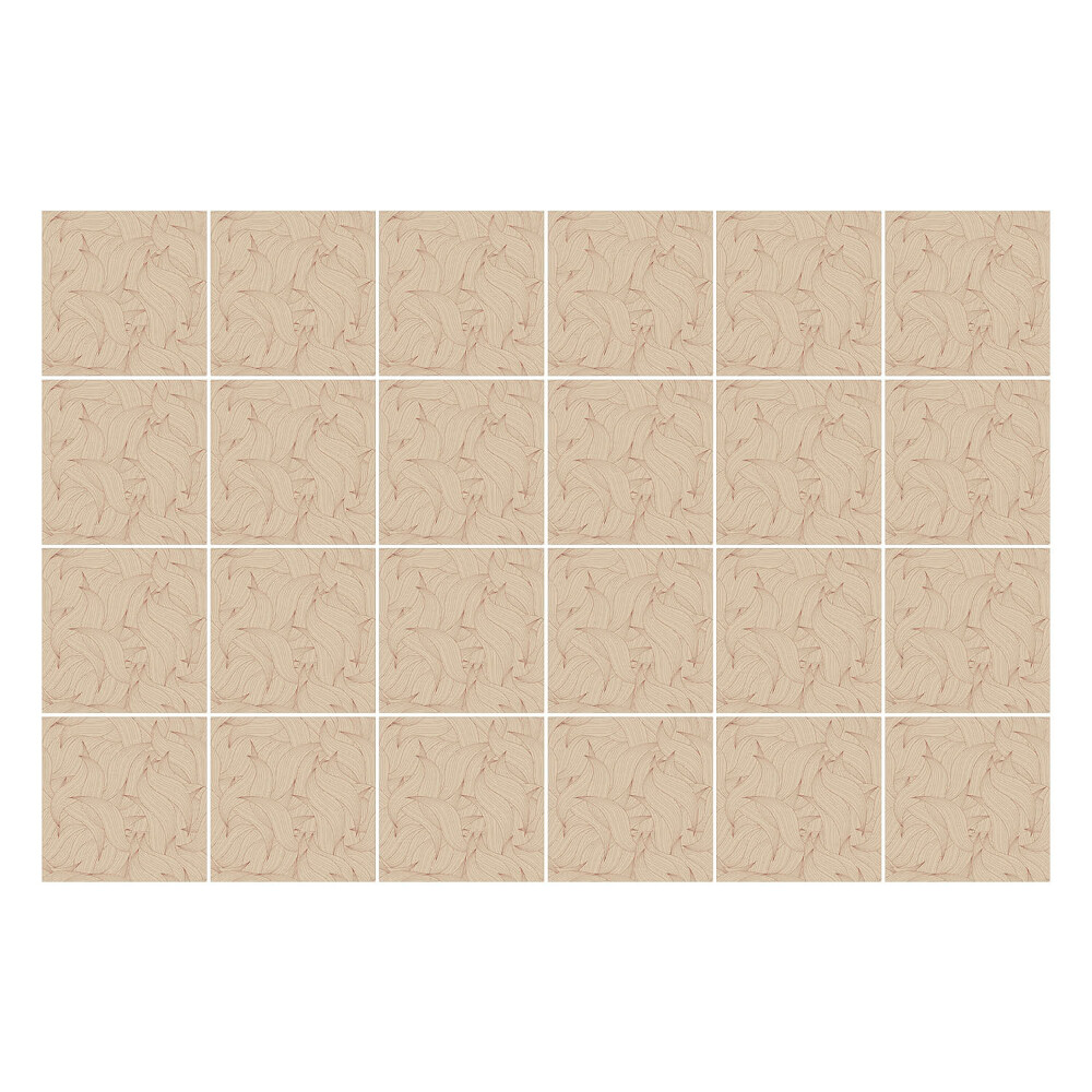 Okleina na płytki Splecione liście w tle