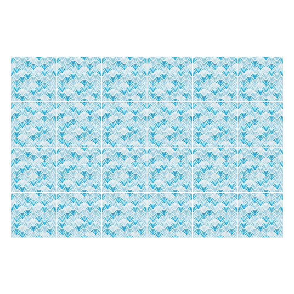 Okleina na płytki Fale w rytmie harmonii