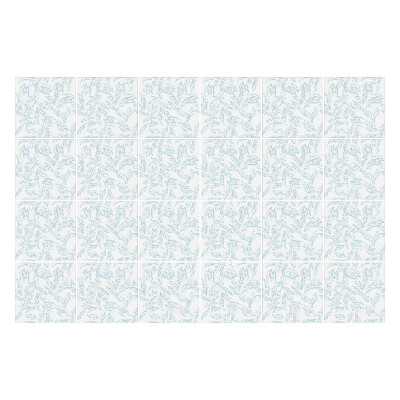 Naklejki samoprzylepne na kafelki Delikatne liście w ruchu