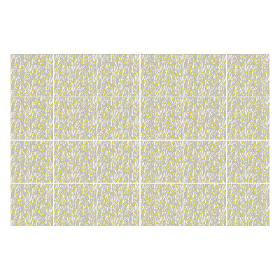 Naklejki na kafelki do kuchni Delikatne gałązki z kwiatami