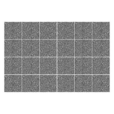 Okleina na płytki Skrzyżowane łuki w siatce