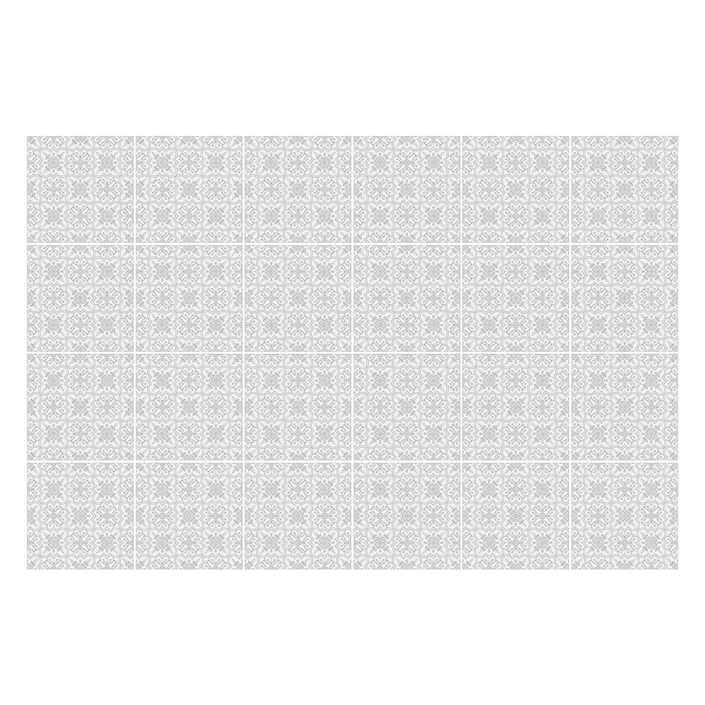 Okleina na płytki Delikatny, symetryczny motyw