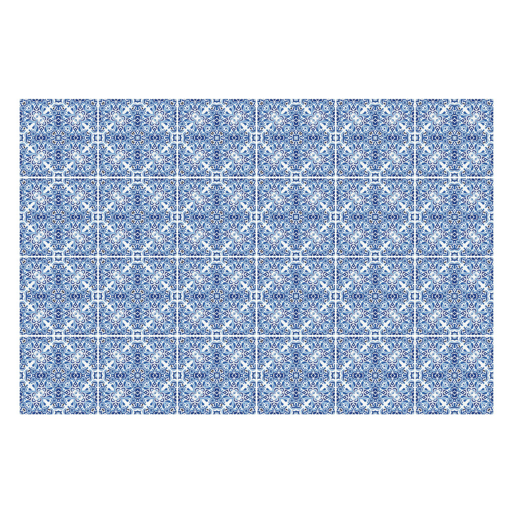 Naklejki samoprzylepne na kafelki Kwiatowe ornamenty w stylu klasycznym