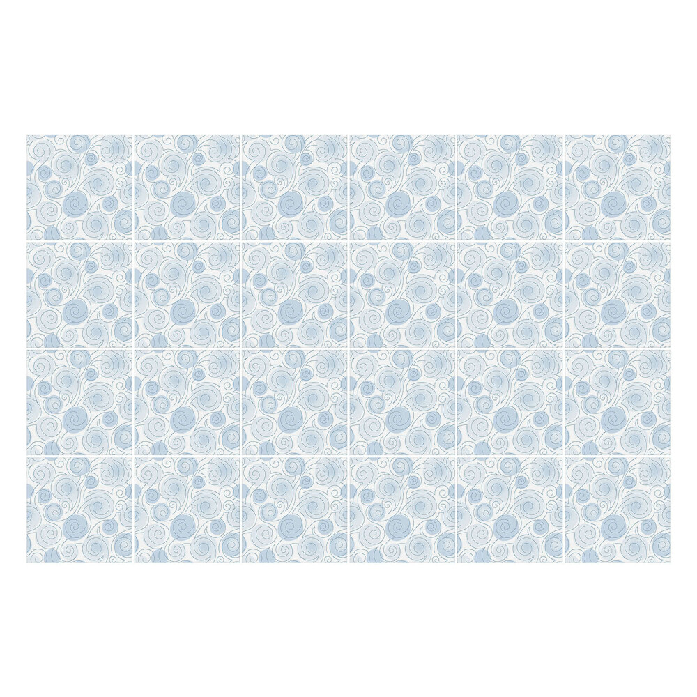 Naklejki na kafelki do kuchni Delikatne spirale i fale