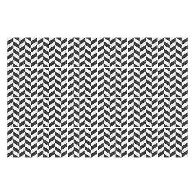 Naklejki samoprzylepne na kafelki Zygzakowate motywy w linii