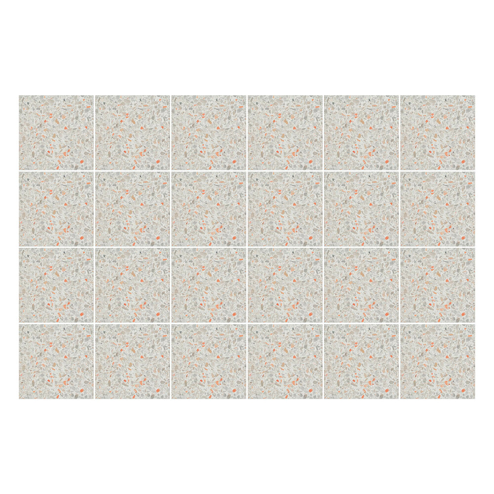 Okleina na płytki Kwiatowy motyw z liśćmi