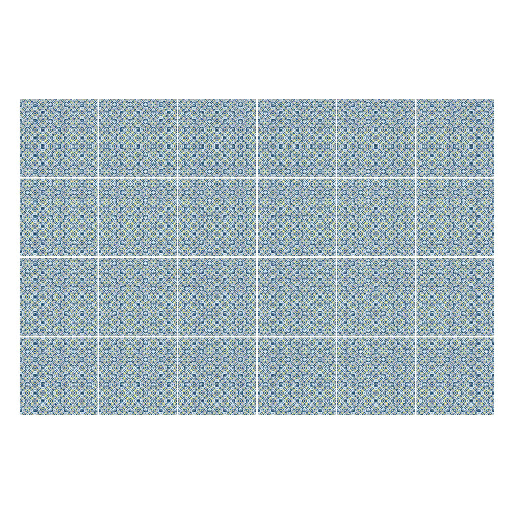 Naklejki samoprzylepne na kafelki Delikatne geometryczne kształty