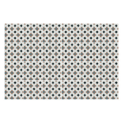 Naklejki na kafelki do kuchni Diamentowe układy w siatce