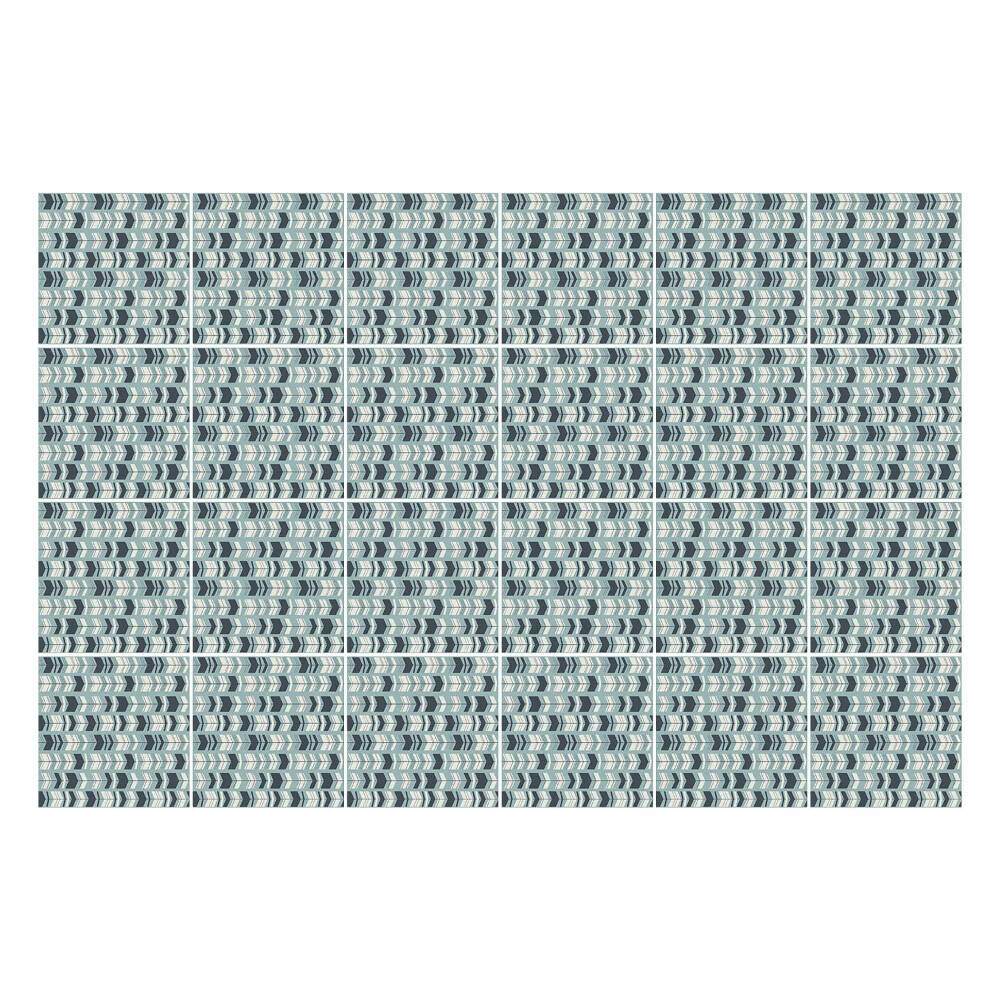 Naklejki na kafelki do kuchni Geometryczne fale w układzie