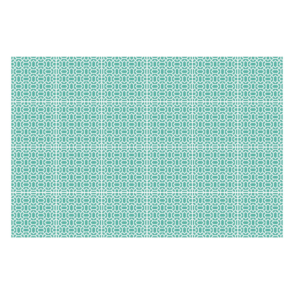 Naklejki na kafelki do kuchni Geometryczne kształty w siatce