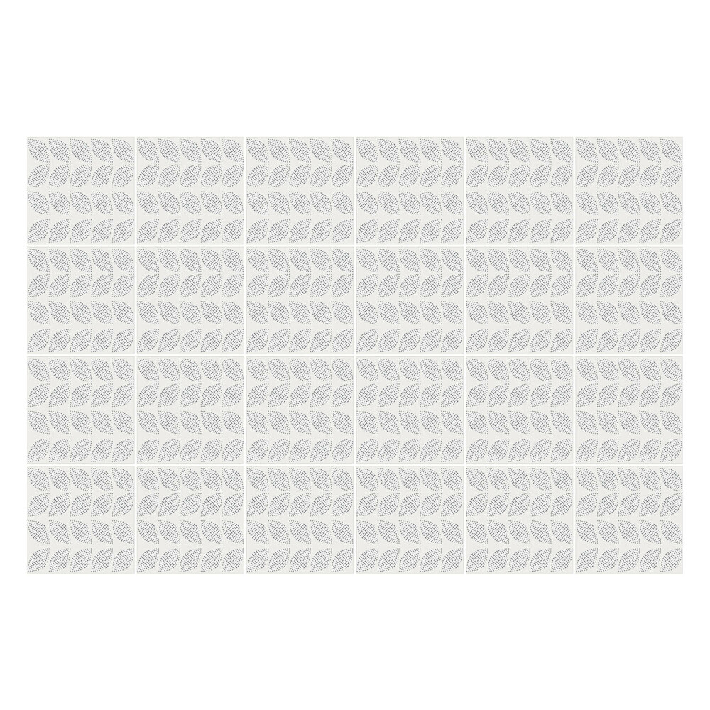 Naklejki na kafelki do kuchni Liściasty motyw w rytmie