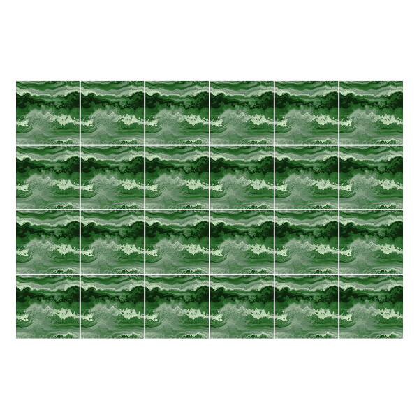 Naklejki na kafelki do kuchni Fale w odcieniach ziemi