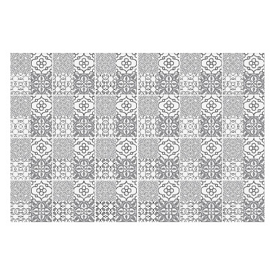 Okleina na płytki Kwiatowe motywy w siatce