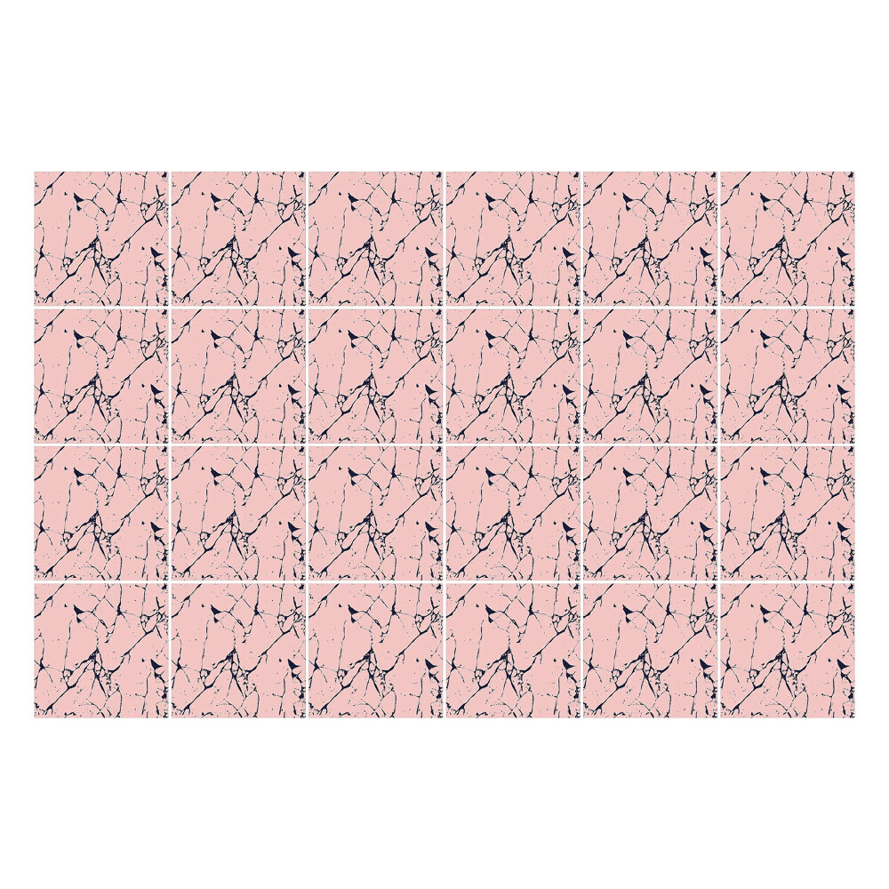 Naklejki samoprzylepne na kafelki Abstrakcyjne linie i kropki