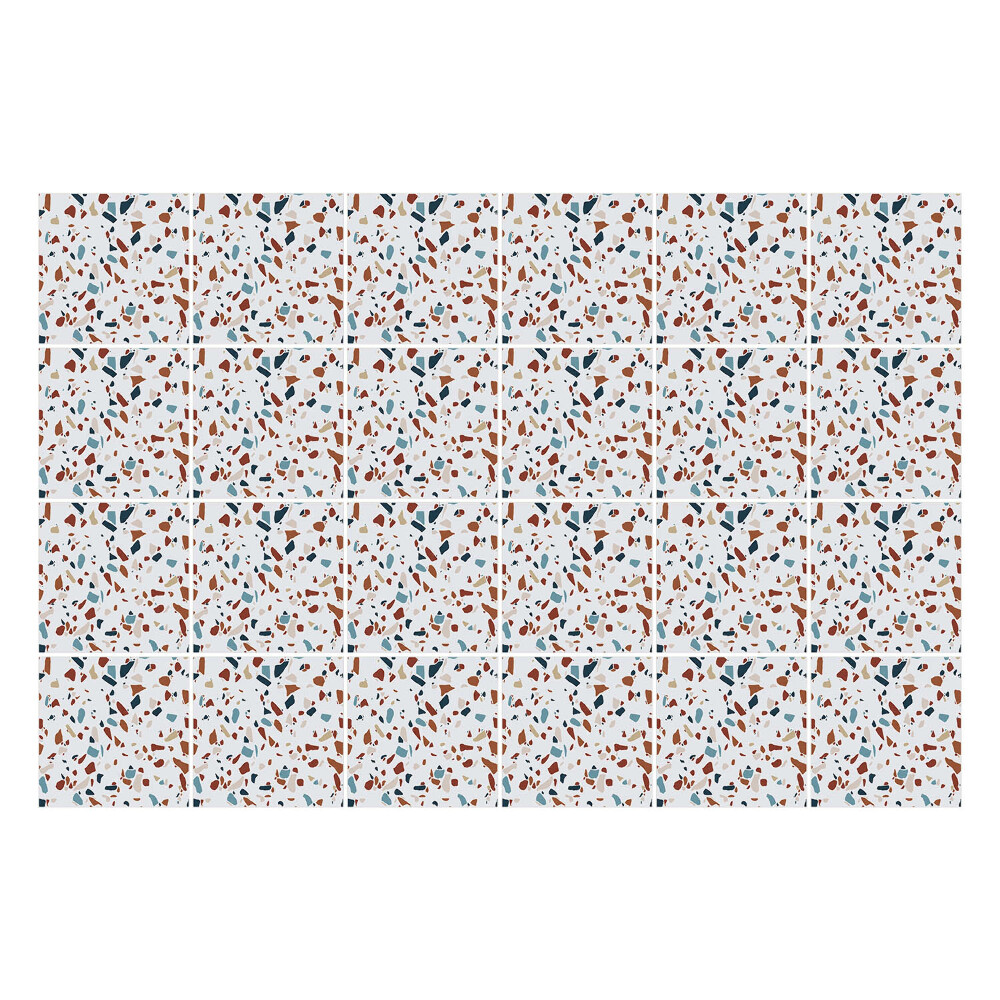 Naklejki samoprzylepne na kafelki Kolorowy kamień gresowy