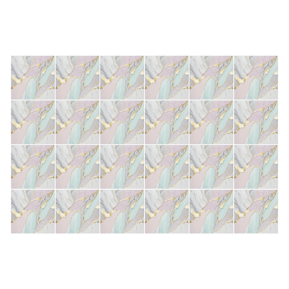 Naklejki samoprzylepne na kafelki Kolorowe marmurki