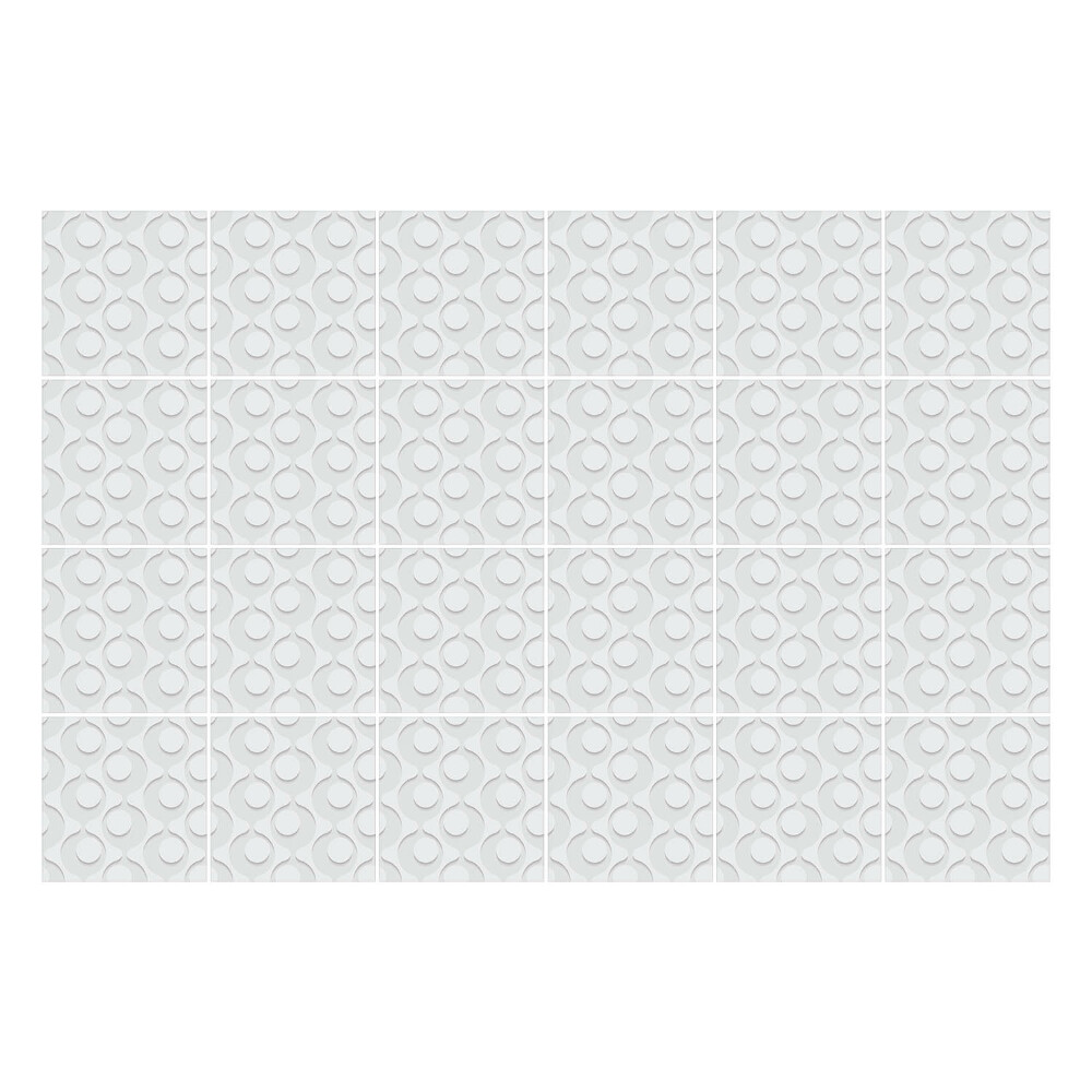 Naklejki na kafelki do kuchni Okręgi w regularnym układzie