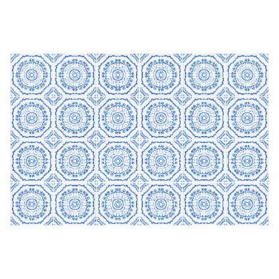 Naklejki samoprzylepne na kafelki Kwiatowe ornamenty w płytkach