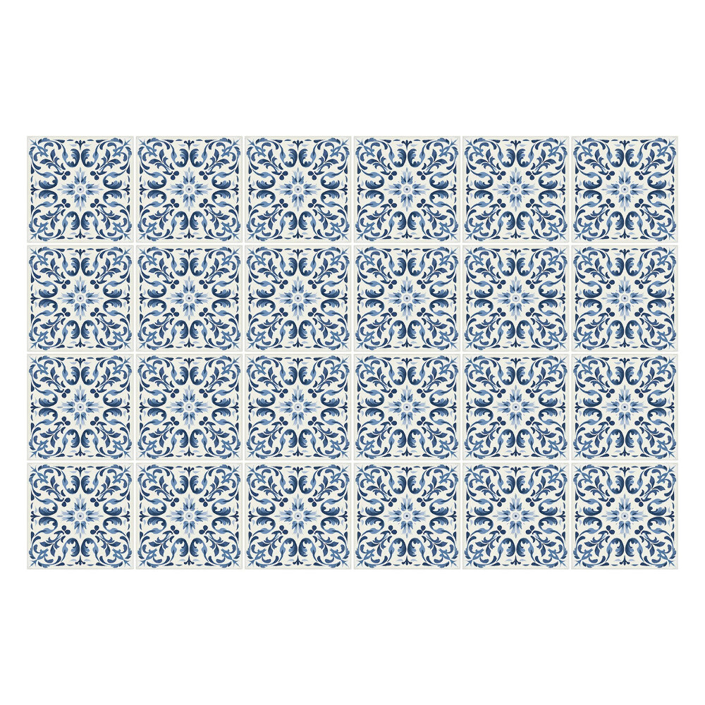 Okleina na płytki Błękitne kafelki