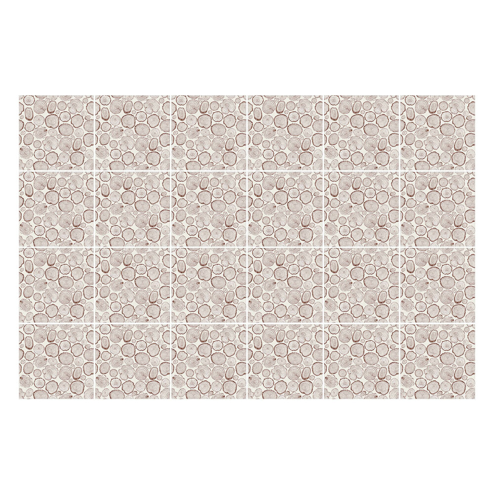 Naklejki samoprzylepne na kafelki Małe pnie drzew