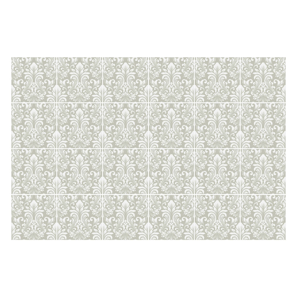 Naklejki samoprzylepne na kafelki Eleganckie ornamenty florystyczne