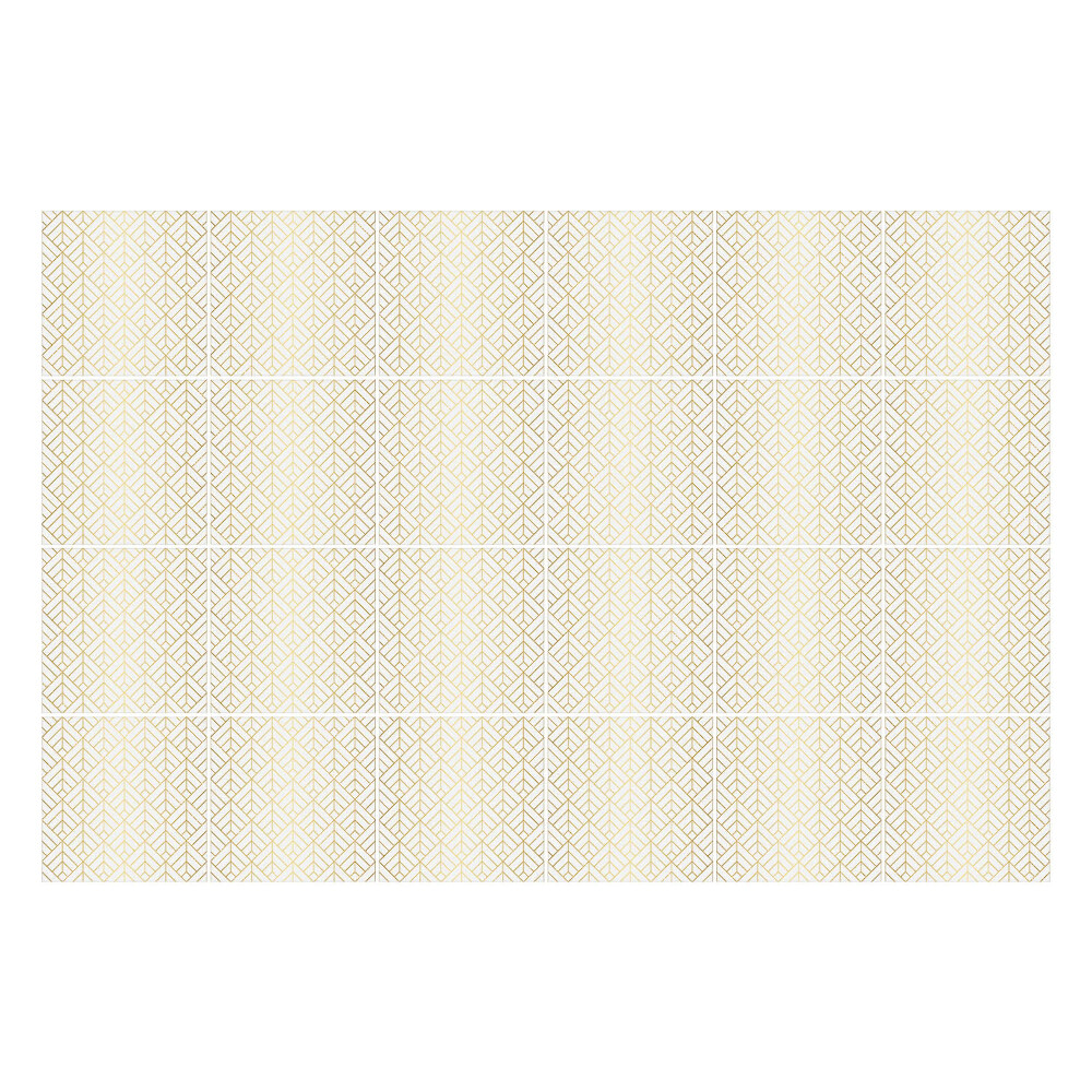 Naklejki na kafelki do kuchni Geometryczne linie i romby