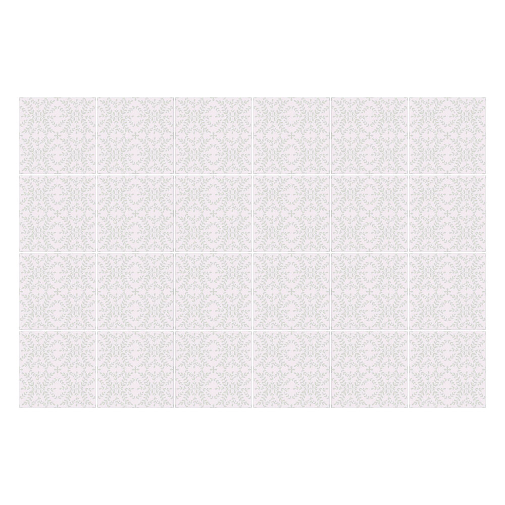 Okleina na płytki Delikatny motyw florystyczny