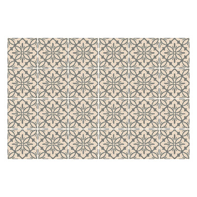 Naklejki samoprzylepne na kafelki Kwiatowe ornamenty w siatce