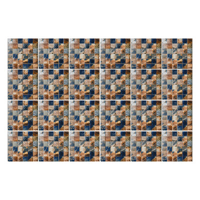 Naklejki samoprzylepne na kafelki Mozaika glazurowych płytek