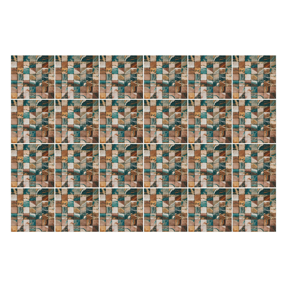 Naklejki na kafelki do kuchni Glazurowa mozaika