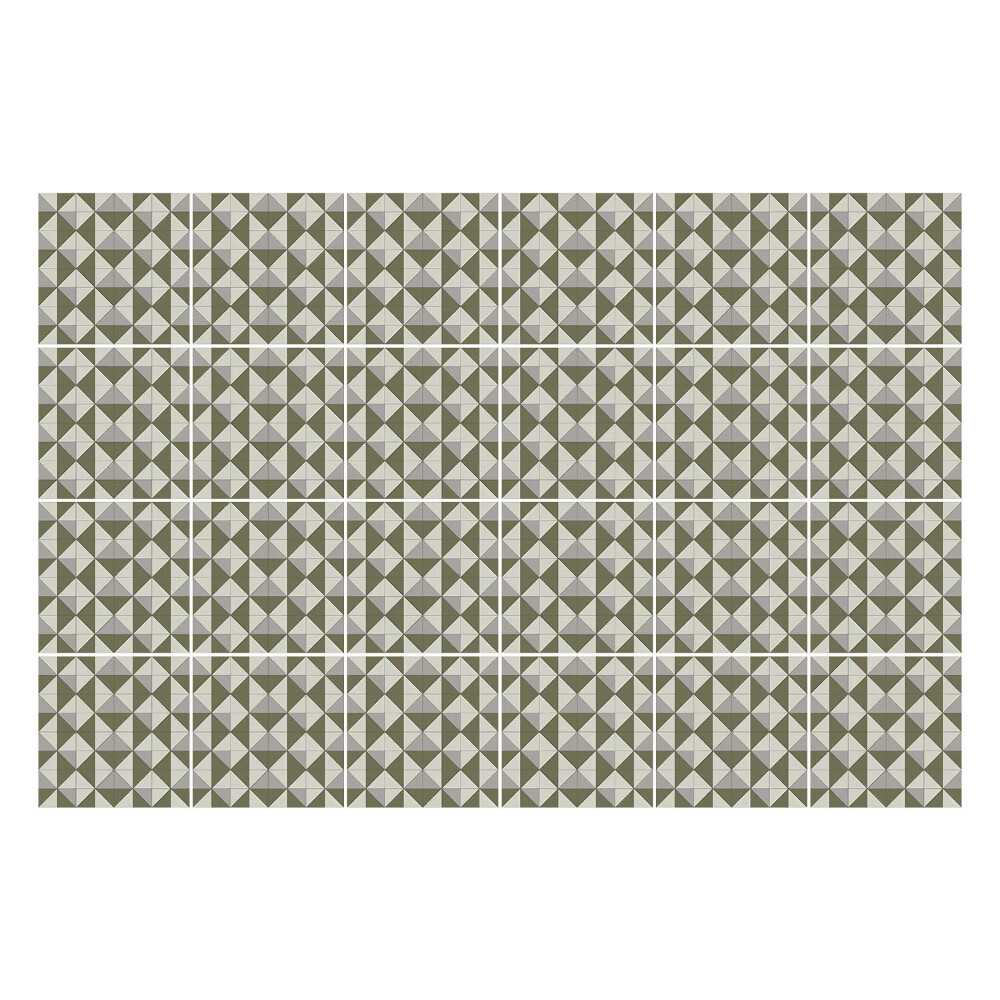 Naklejki samoprzylepne na kafelki Geometria trójkątów