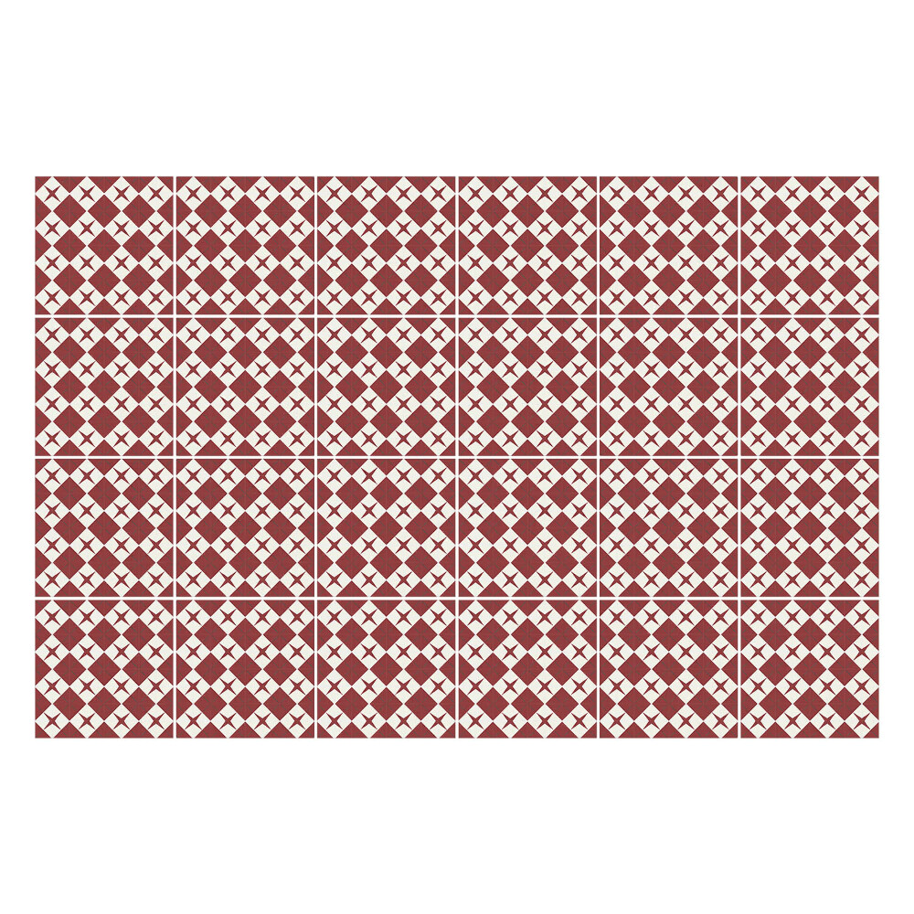 Naklejki samoprzylepne na kafelki Geometryczne figury w siatce