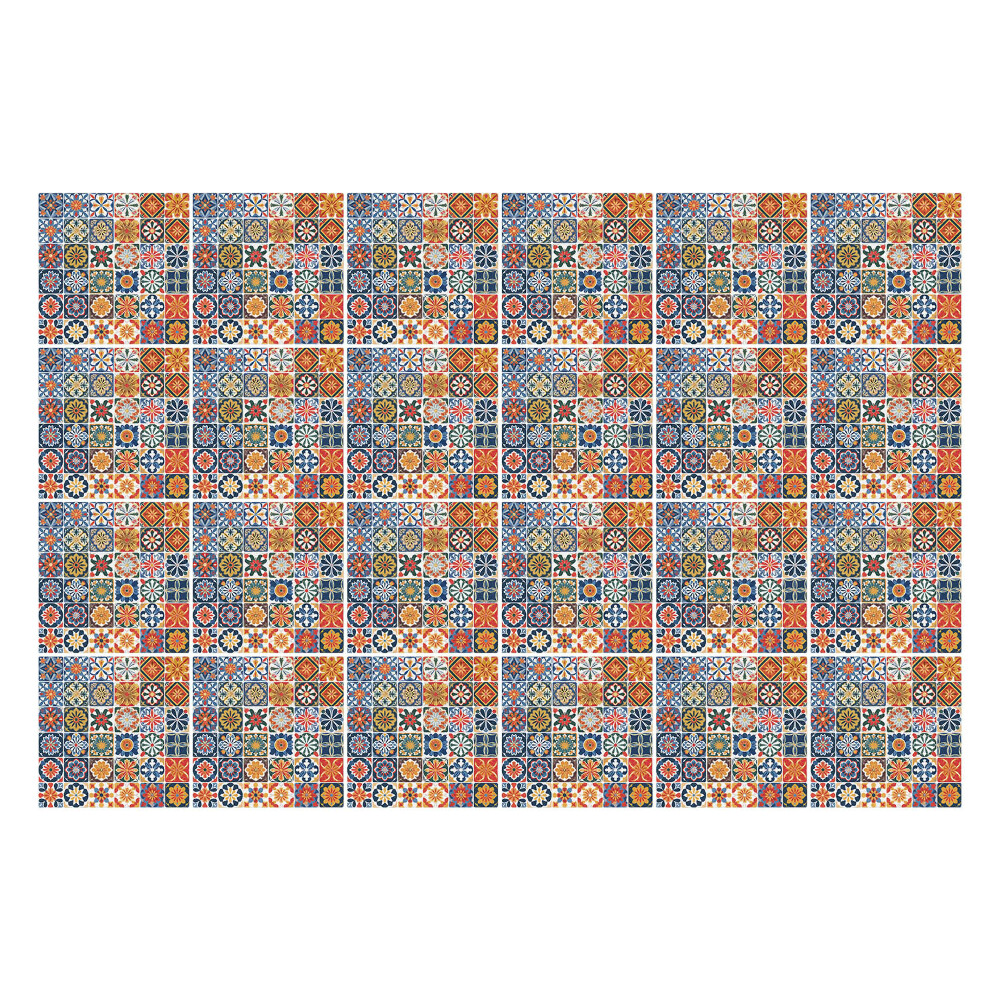 Naklejki na kafelki do kuchni Kolorowa mozaika płytek