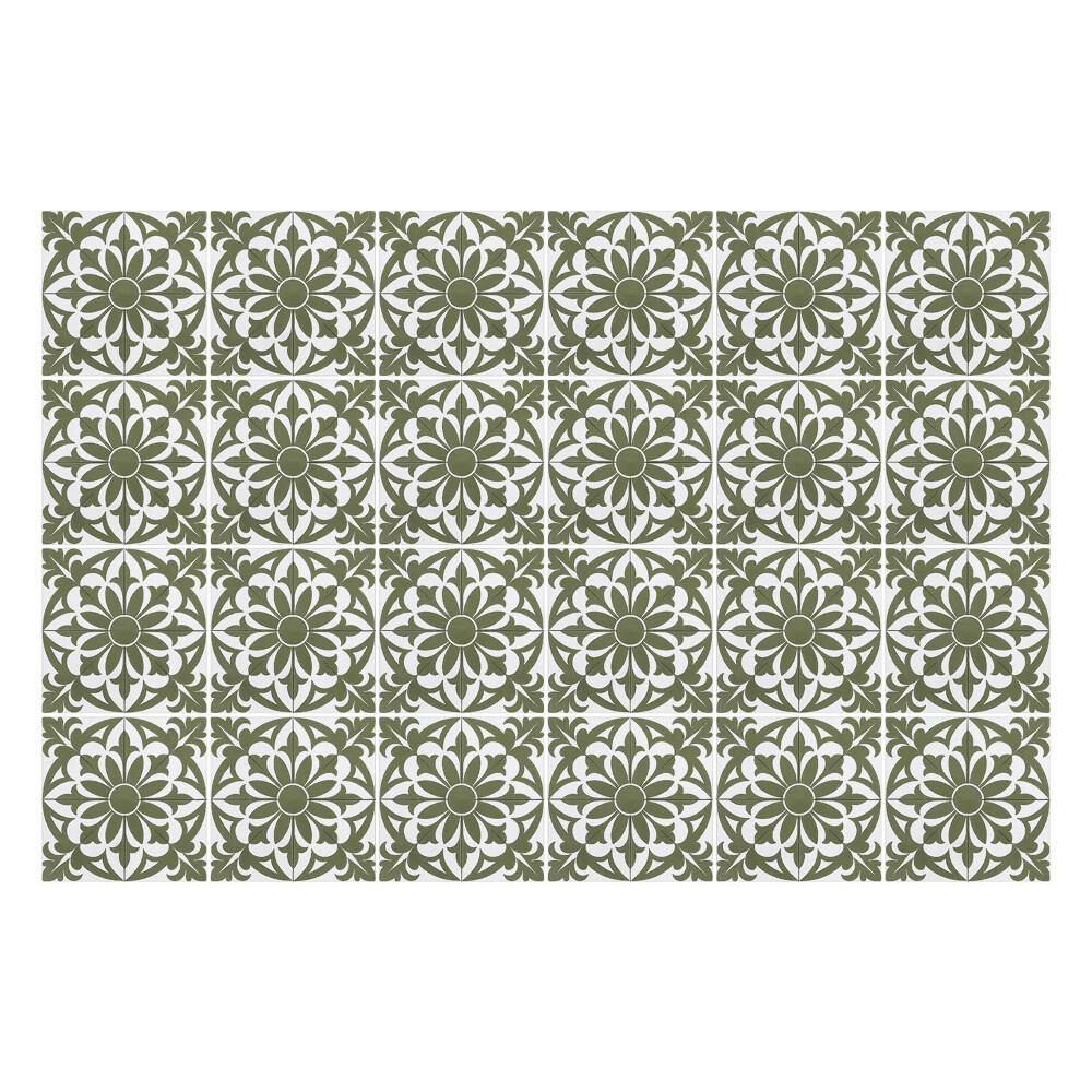 Okleina na płytki Kwiatowy motyw w siatce