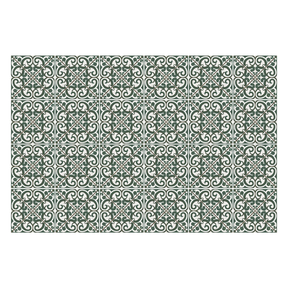 Naklejki na kafelki do kuchni Skręcone ornamenty w siatce