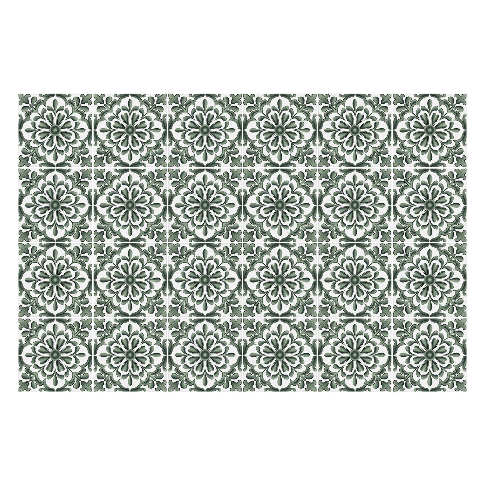 Okleina na płytki Kwiatowe ornamenty