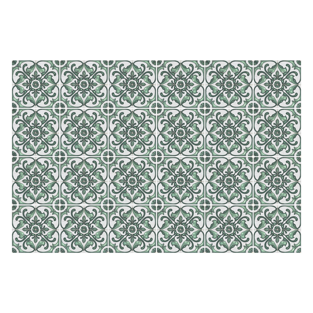 Naklejki samoprzylepne na kafelki Eleganckie kwiatowe motywy