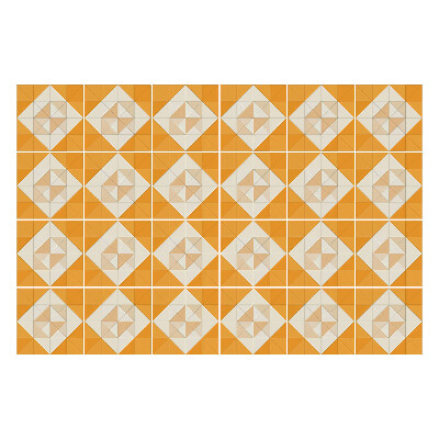 Naklejki samoprzylepne na kafelki Diamentowe układy w romby