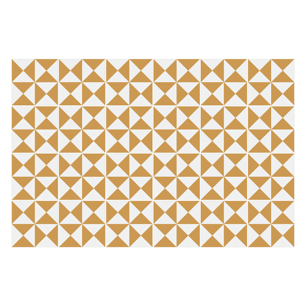 Naklejki na kafelki do kuchni Geometryczne trójkąty w siatce