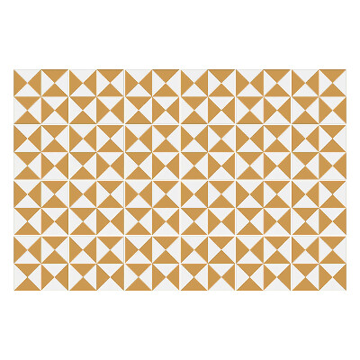 Naklejki na kafelki do kuchni Geometryczne trójkąty w siatce