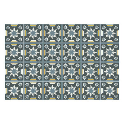 Naklejki na kafelki do kuchni Geometryczne gwiazdy i linie