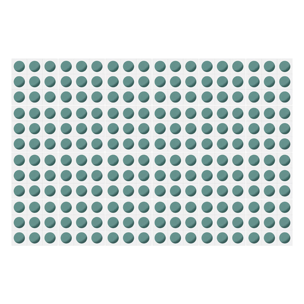 Naklejki samoprzylepne na kafelki Równomiernie rozmieszczone okręgi