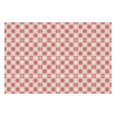 Okleina na płytki Geometryczne kształty w siatce