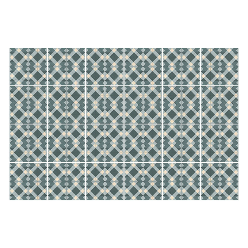 Okleina na płytki Geometryczne figury w siatce