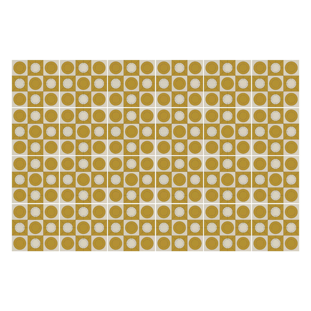 Okleina na płytki Geometria okręgów w siatce